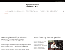 Tablet Screenshot of overspray.com